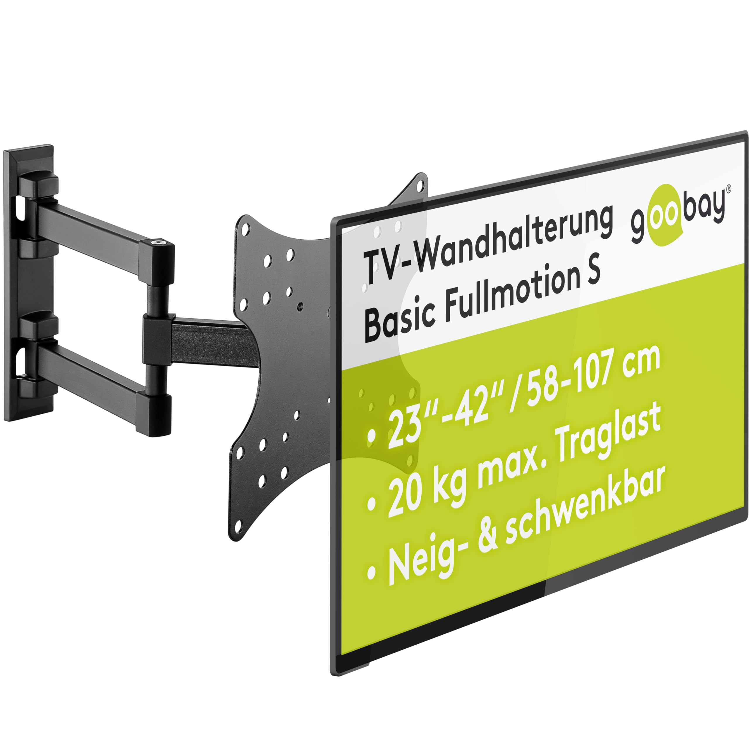 goobay-mounts-49715-tv-wandhalterung-23-42-zoll-fullmotion image 1