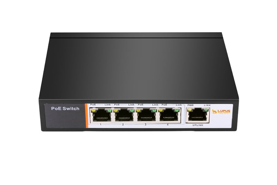 lupus-10995-poe-switch-4-kanal-10-100-mbit-schwarz image 3