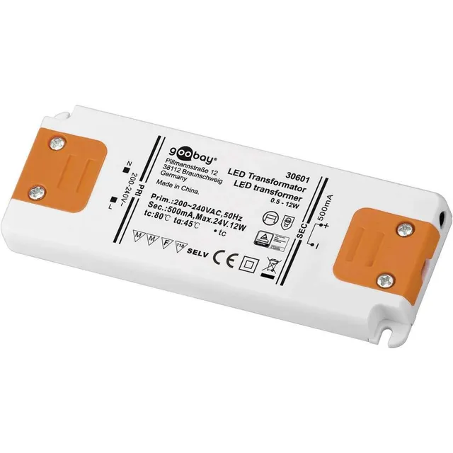 goobay-workshop-30601-led-trafo-24v-dimmbar-12-w image 1