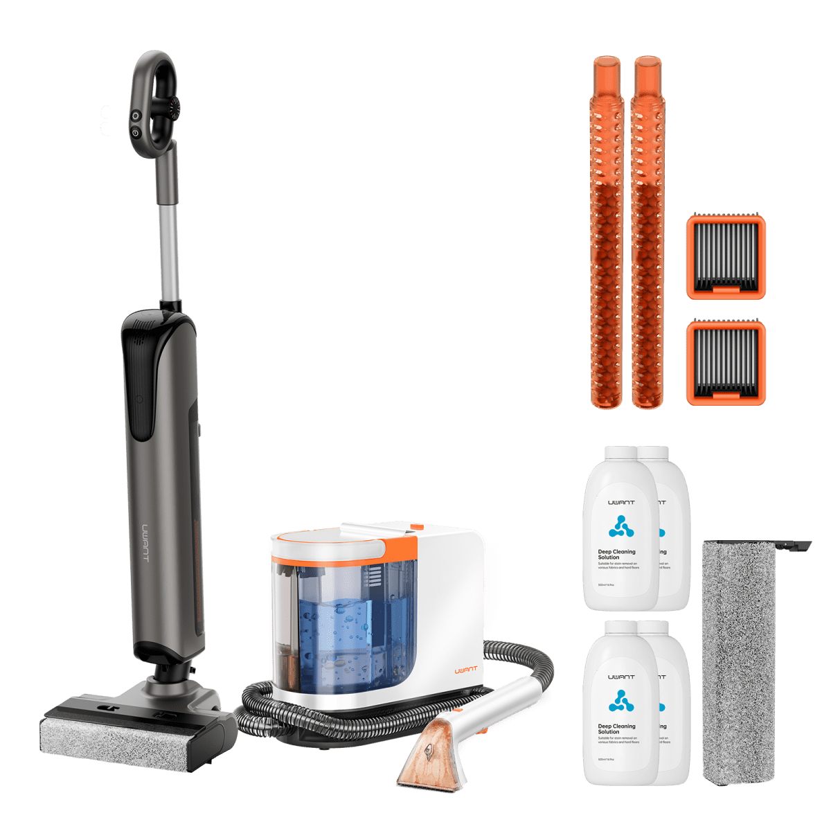 uwant-combos-d700-b300-pro-staubsauger-wei-mit-teppichreiniger image 7