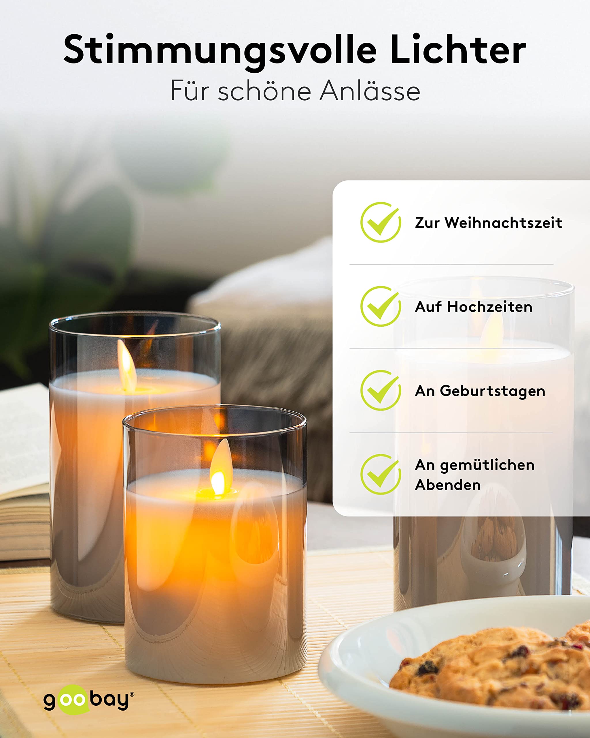 goobay-power-led-echtwachskerze-glas-12-5-cm-grau-mit-timer image 6