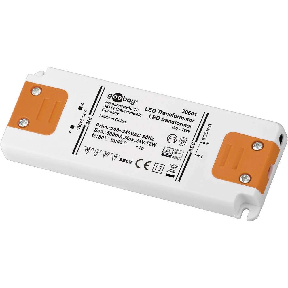 goobay-workshop-30601-led-trafo-24v-dimmbar-12-w image 1