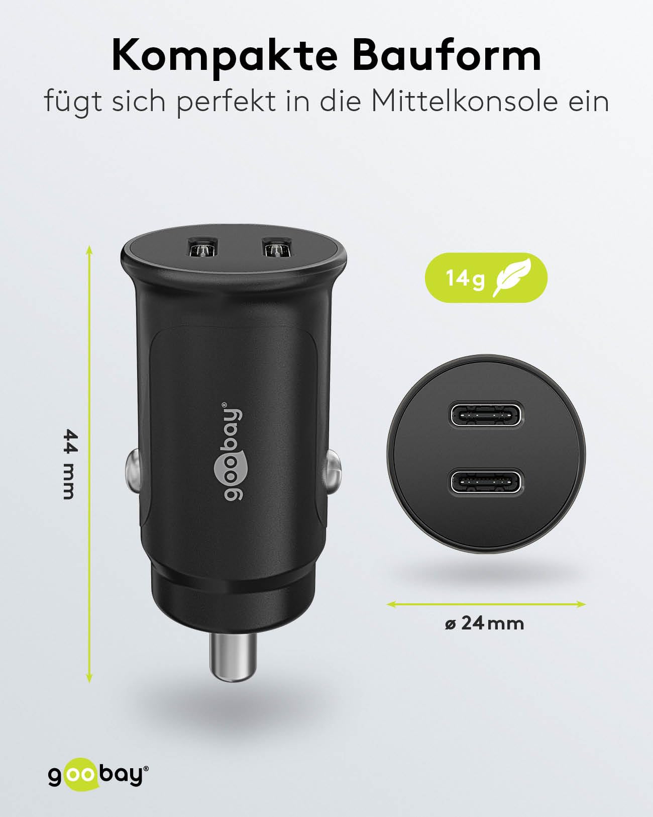 goobay-mobility-usb-c-autoladeger-t-30w-pd-12-24v-mini image 7