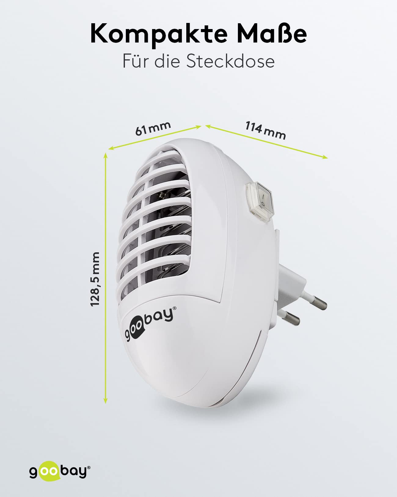 goobay-uv-led-insektenvernichter-steckdose-wei-1w-20m image 3