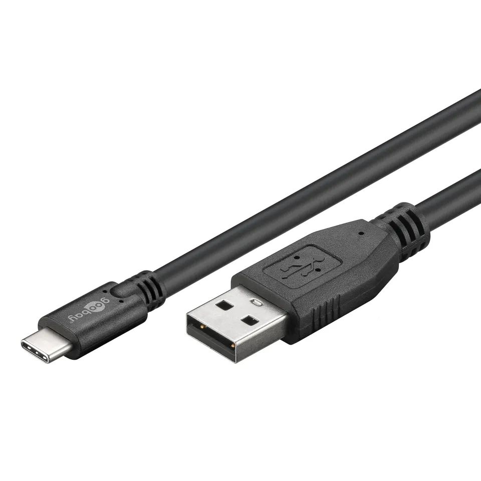 goobay-mobility-55466-usb-a-c-kabel-1m-3a-schwarz image 1