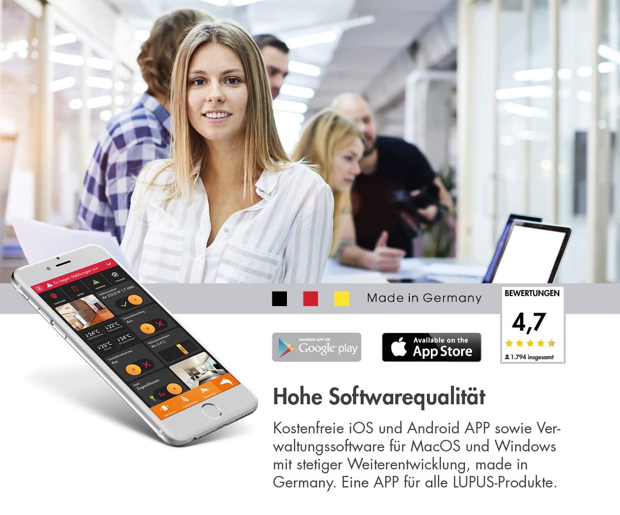 lupus-le228-dome-berwachungskamera-aussen-poe-50m-nachtsicht image 3