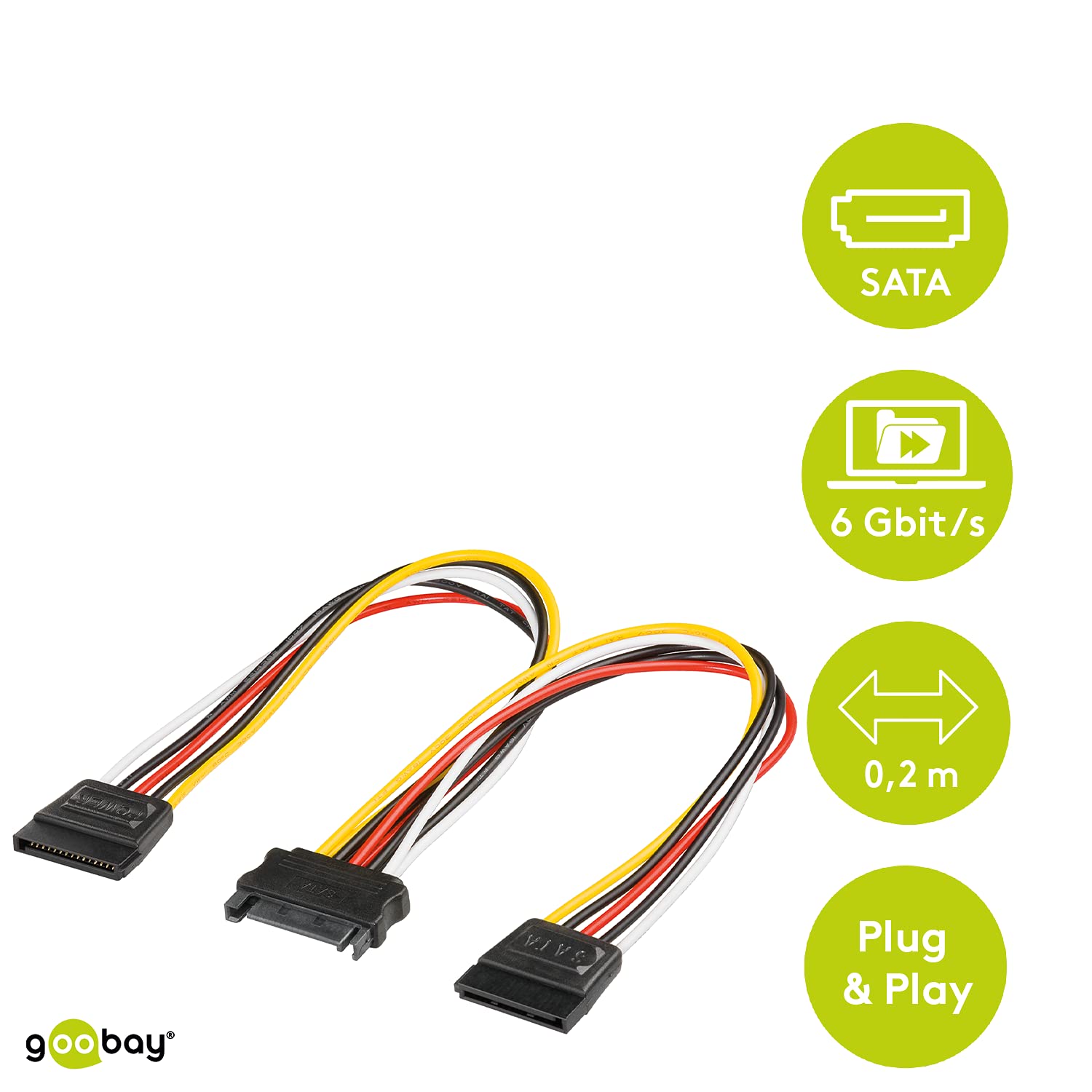 goobay-notebook-pc-sata-y-stromkabel-1x-auf-2x-20cm image 2