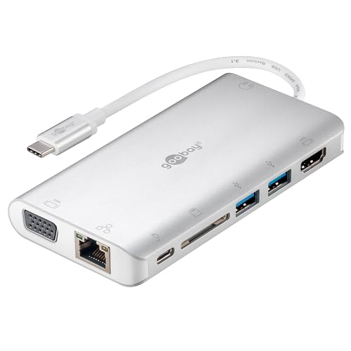 goobay-49850-notebook-pc-usb-c-hub-9-ports-4k-aluminium-silber image 8