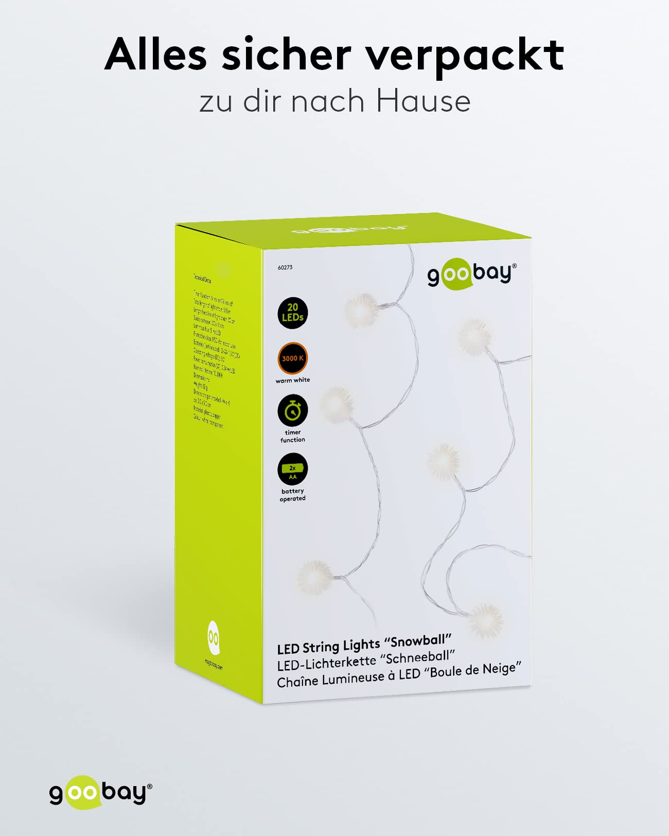 goobay-power-led-schneeball-lichterkette-20-leds-warmwei-timer image 5
