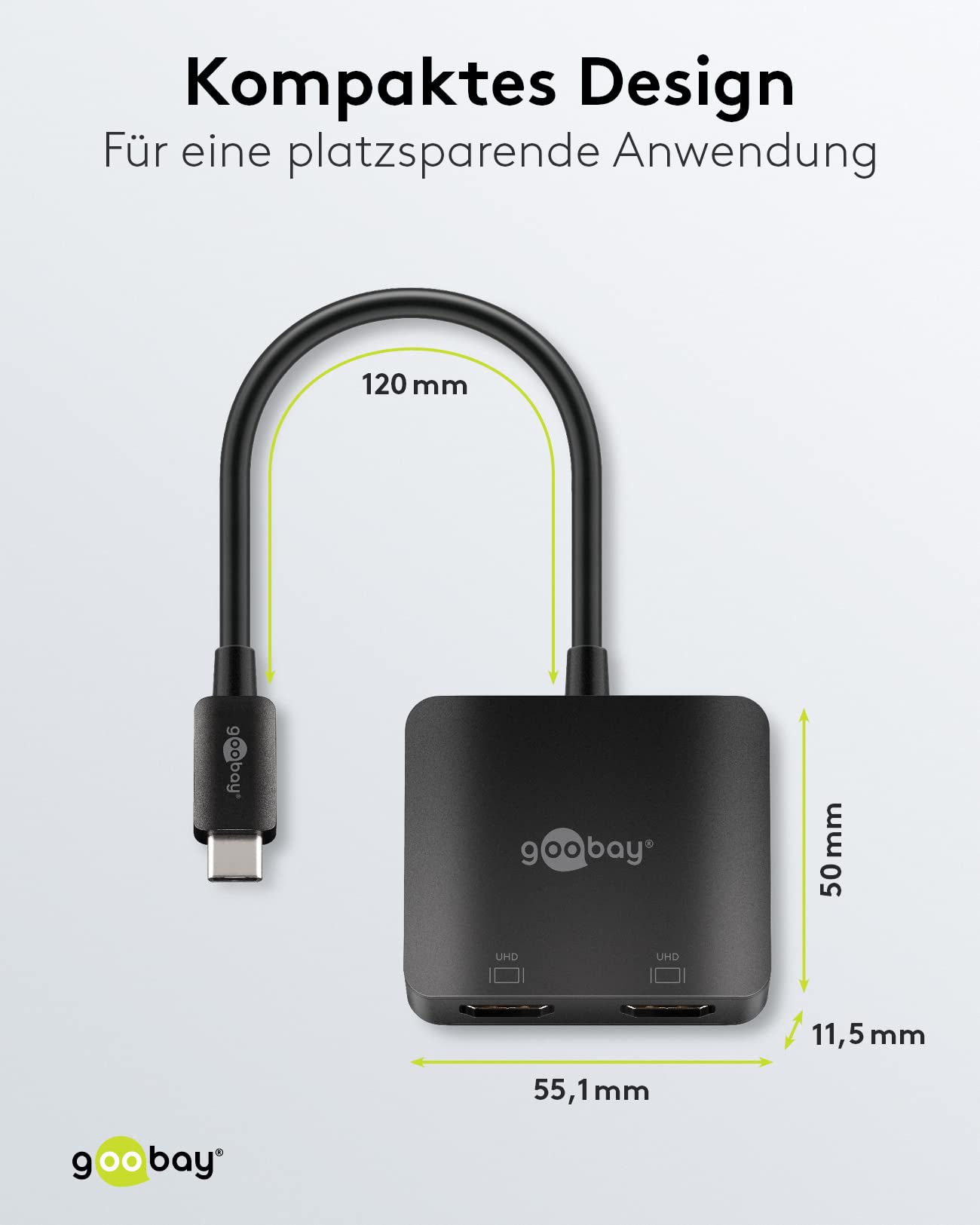 goobay-60173-usb-c-auf-hdmi-adapter-2-port-4k-60hz image 3