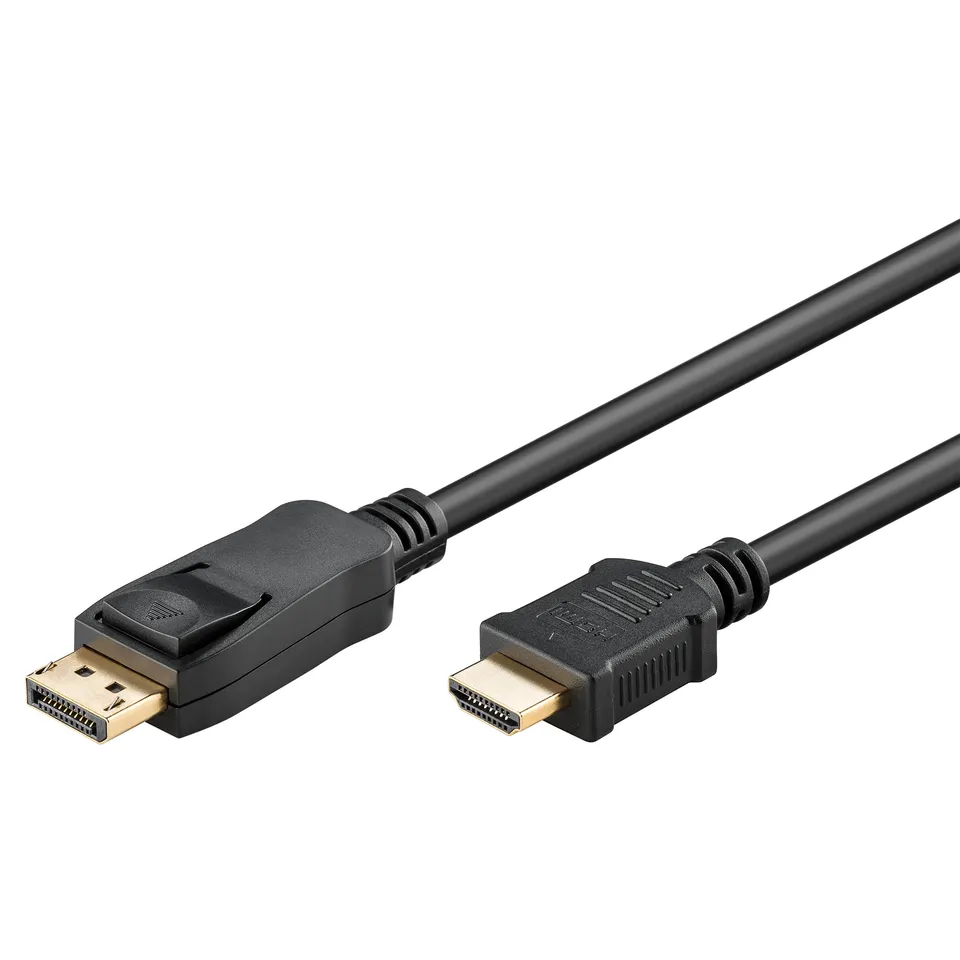 goobay-displayport-hdmi-adapterkabel-4k-3m-schwarz image 1