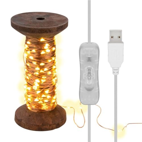 goobay-led-lichterkette-garnspule-echtholz-15m-warmwei image 7