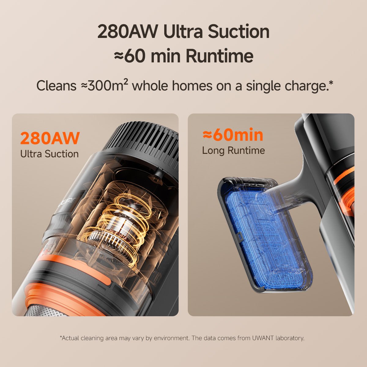 uwant-v600-stabstaubsauger-akku-280aw-mit-absaugstation-2-5l image 8