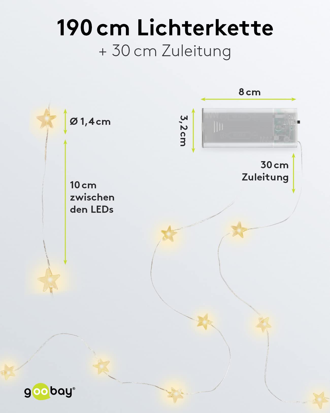 goobay-power-60332-led-lichterkette-sterne-2-2-m-warmwei image 3