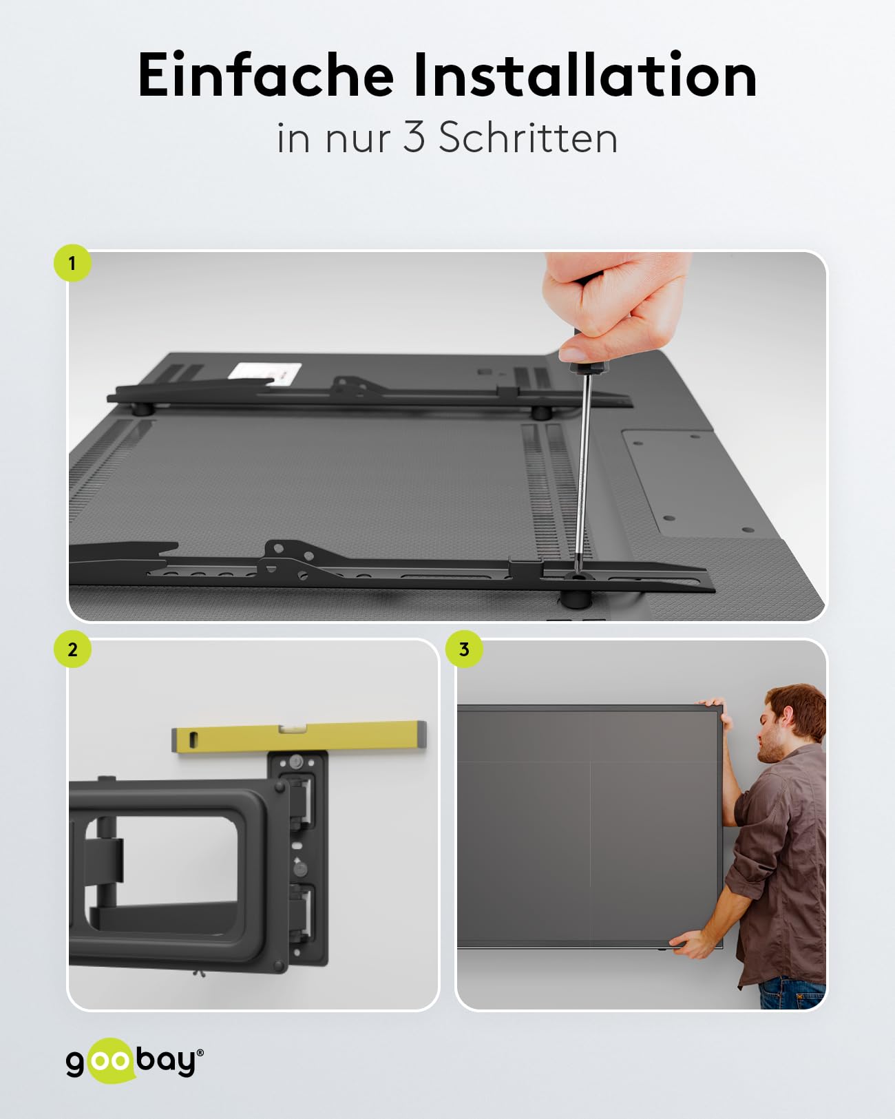 goobay-mounts-basic-fullmotion-l-tv-wandhalterung-37-70-zoll image 7