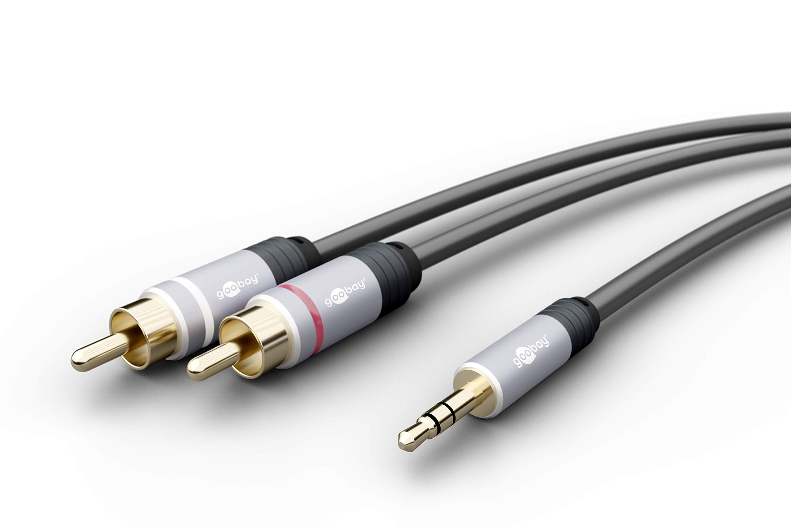 goobay-audio-video-klinke-cinch-audiokabel-1-5m-schwarz-stereo image 1