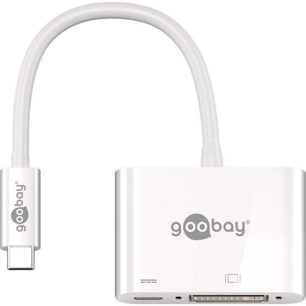 goobay-62108-usb-c-auf-dvi-adapter-wei-1080p-60w image 1