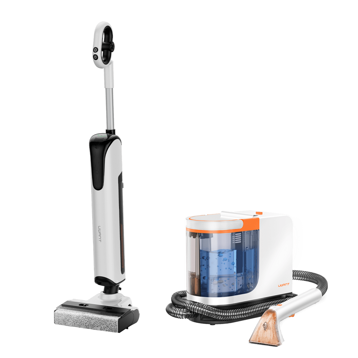 uwant-combos-d700-b300-pro-staubsauger-wei-mit-teppichreiniger image 1