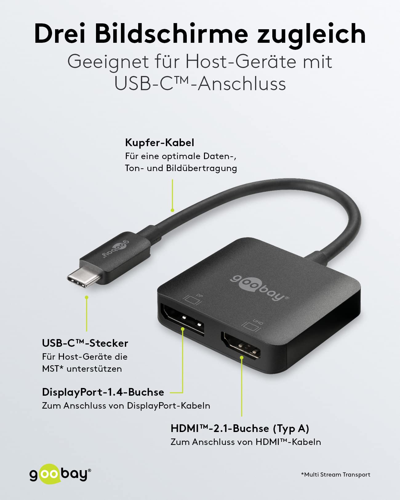goobay-60172-usb-c-multiport-adapter-hdmi-dp-4k-60hz image 4