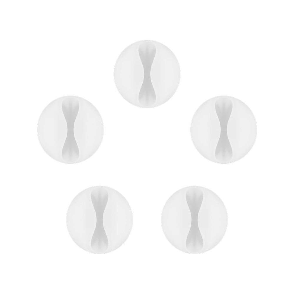 goobay-notebook-pc-kabelhalter-wei-5er-set-selbstklebend image 1