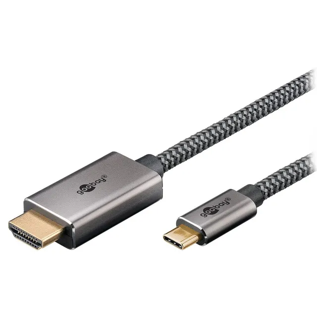 goobay-75700-usb-c-auf-hdmi-kabel-2-m-textil-4k-60-hz image 1