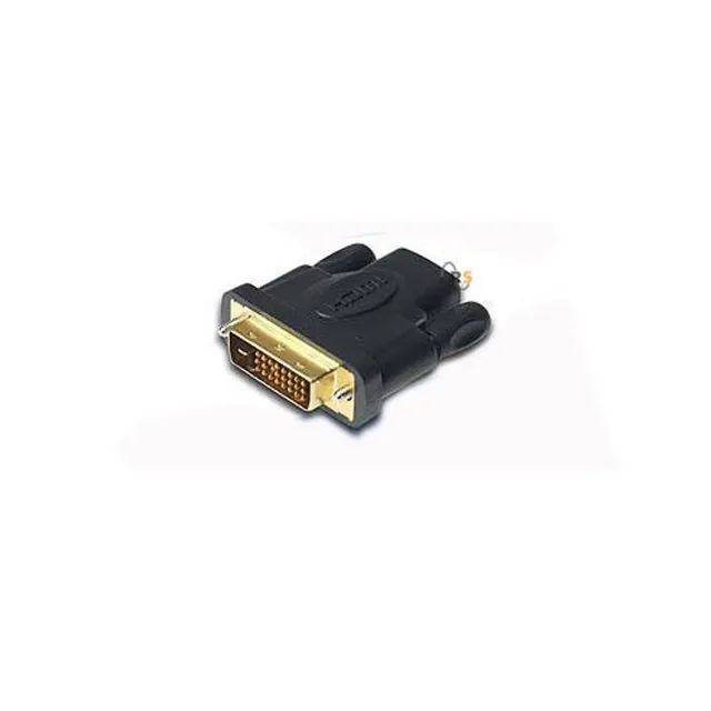 goobay-audio-video-dvi-auf-hdmi-adapter-24-1-schwarz-vergoldet image 1