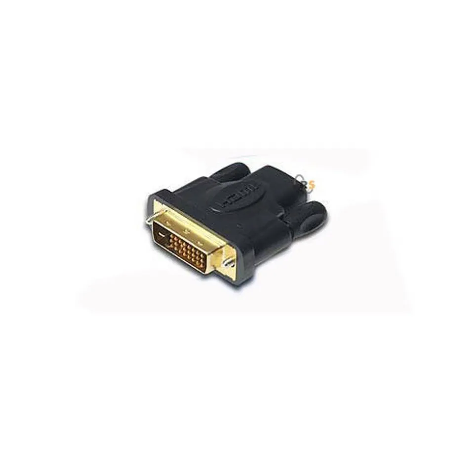 goobay-audio-video-dvi-auf-hdmi-adapter-24-1-schwarz-vergoldet image 1