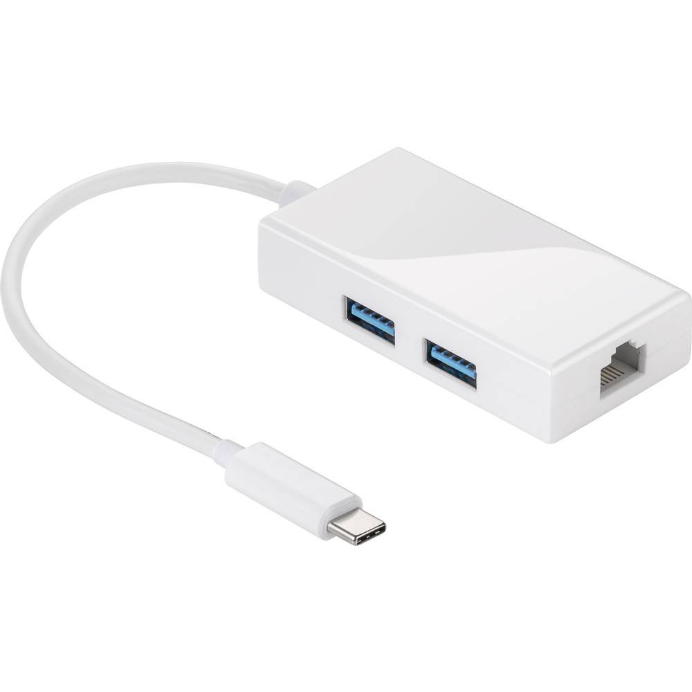 goobay-notebook-pc-66269-usb-c-hub-rj45-2x-usb-3-0 image 1
