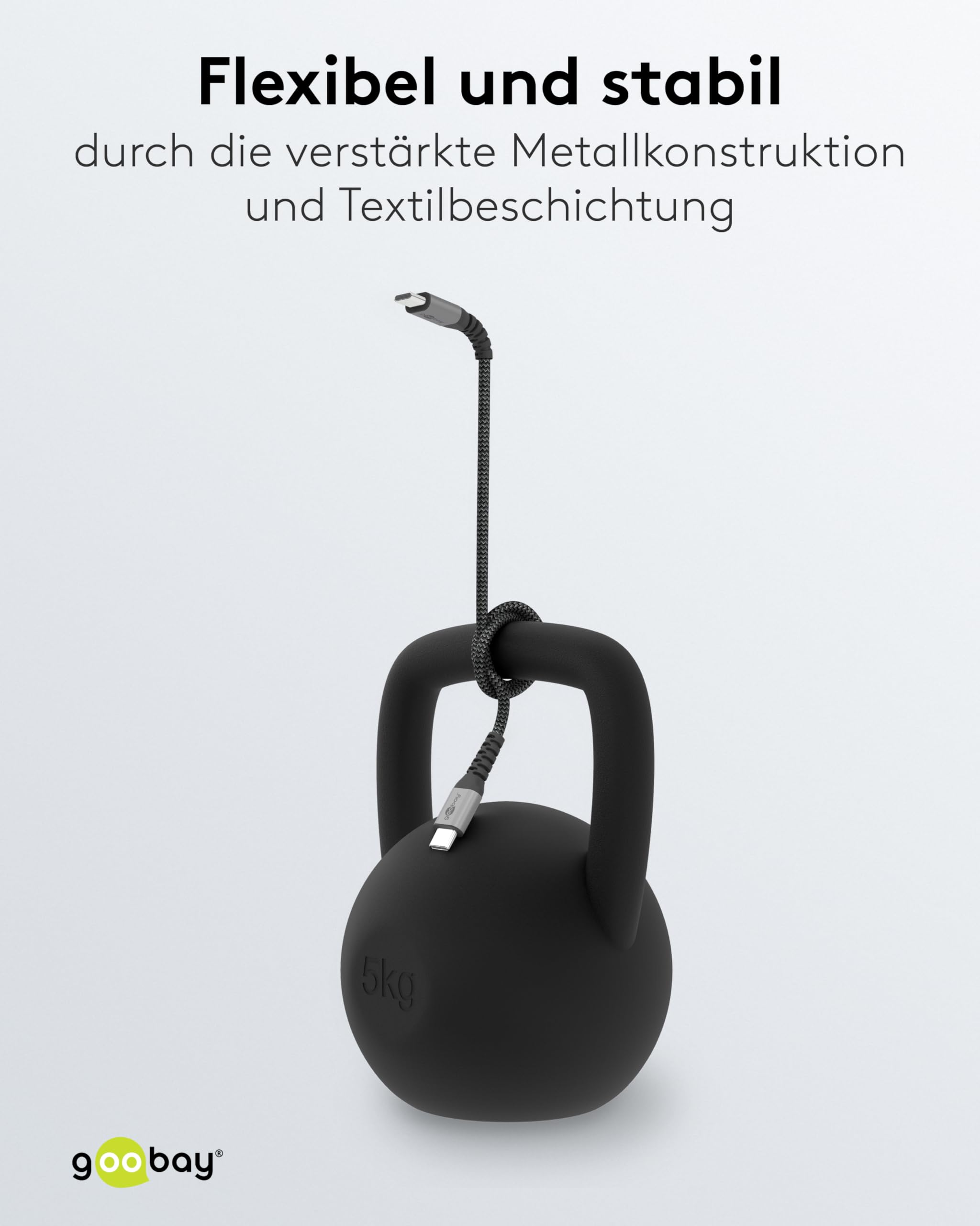 goobay-mobility-79559-usb-c-textilkabel-0-15m-60w-grau image 3