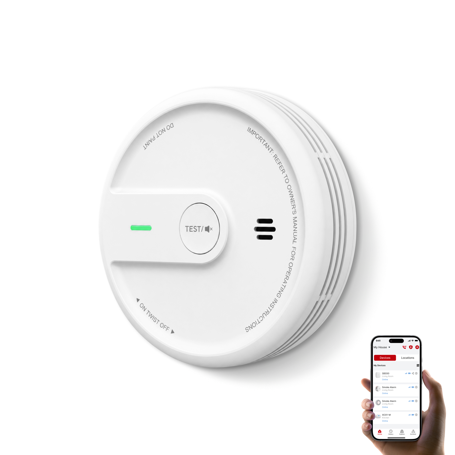 x-sense-xs0e-ir-rauchmelder-wlan-1-st-ck-mit-app image 1
