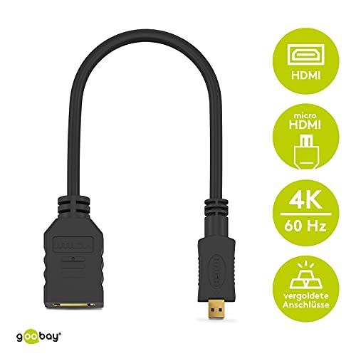 goobay-58683-audio-video-micro-hdmi-hdmi-adapter-0-15m-4k image 8