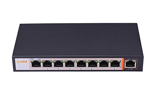 lupus-10996-poe-switch-8-kanal-10-100-mbit-schwarz image 3