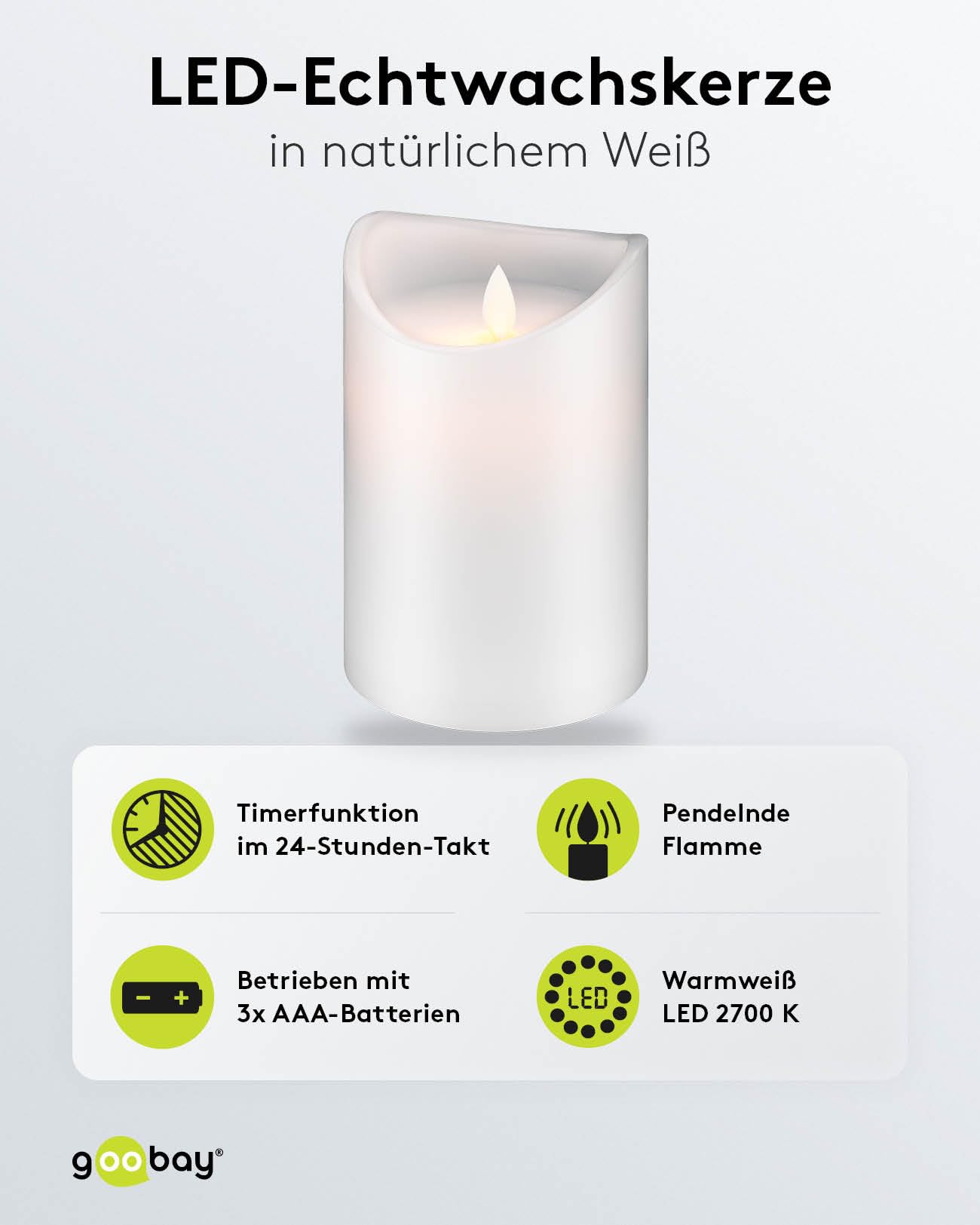 goobay-66521-led-kerze-timer-15-cm-wei-echtwachs image 2