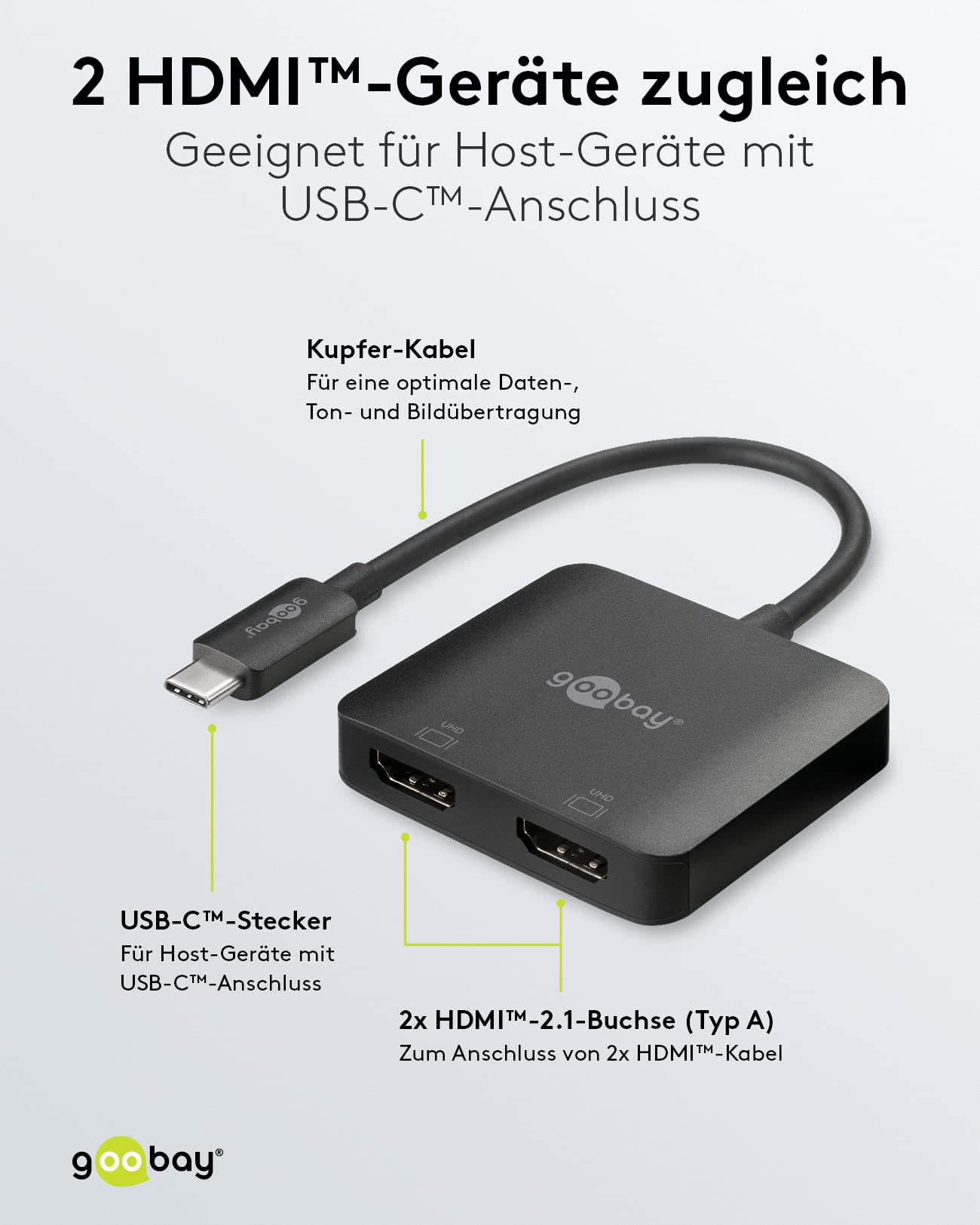 goobay-60173-usb-c-auf-hdmi-adapter-2-port-4k-60hz image 4