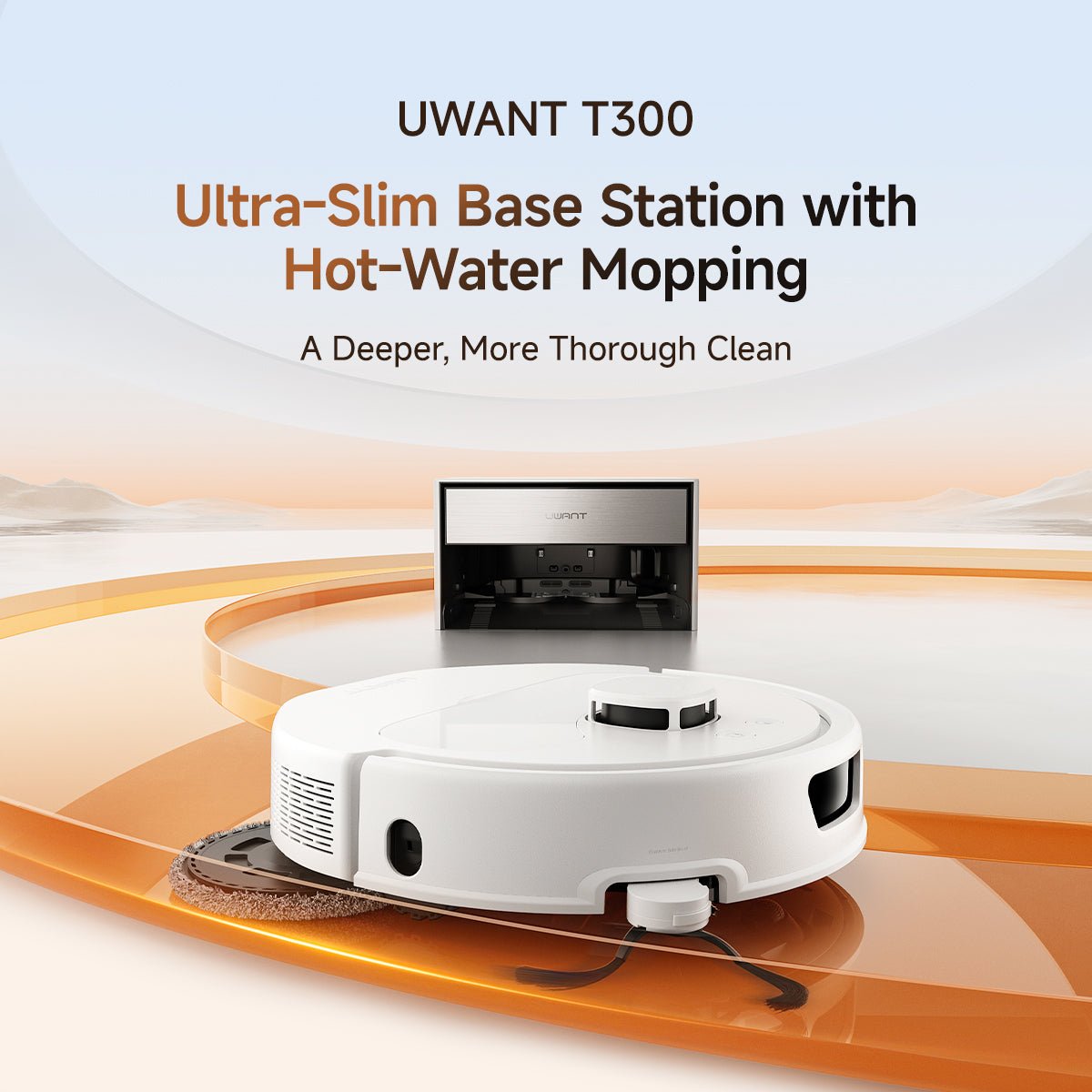 uwant-t300-saugroboter-wischroboter-25000pa-station image 2