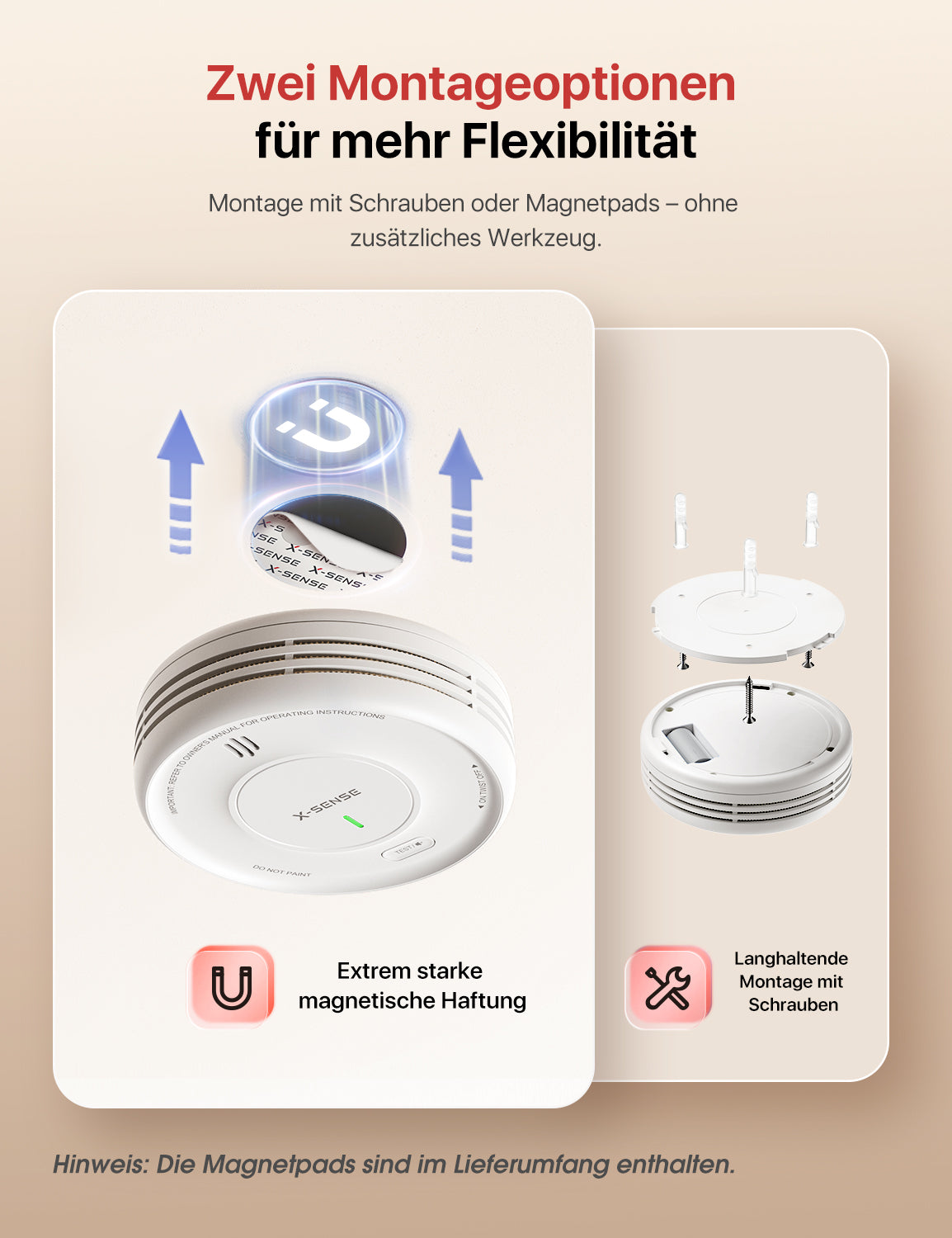 x-sense-xs0d-mr-rauchmelder-1-st-ck-mit-app-und-magnethalterung image 3