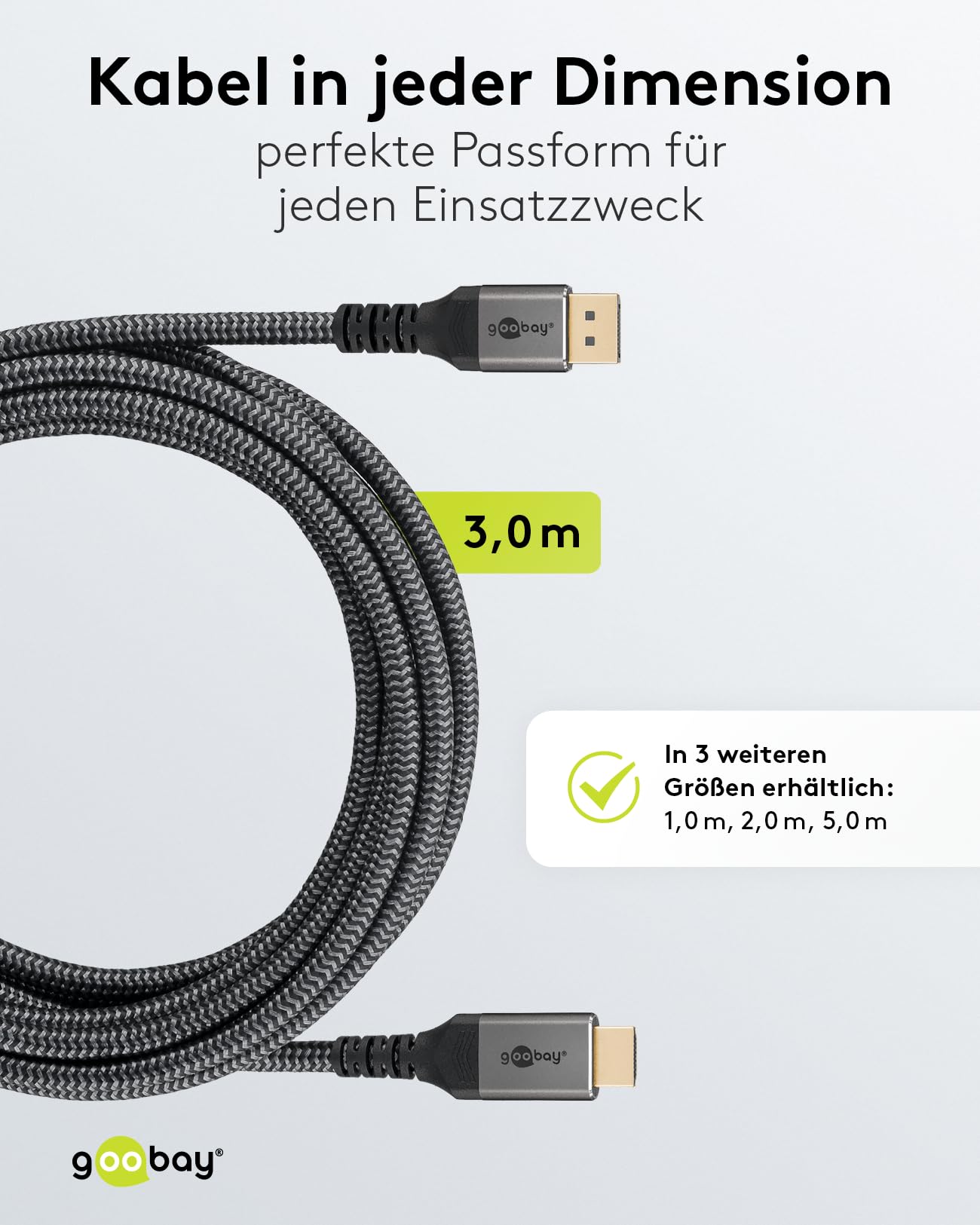 goobay-65270-displayport-hdmi-kabel-4k-60hz-textil-3m-grau image 5