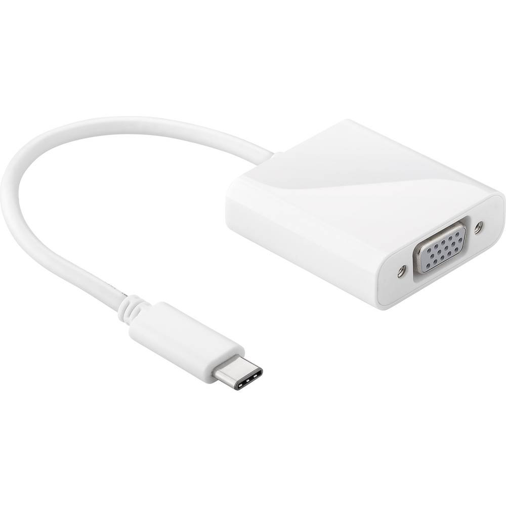 goobay-66260-usb-c-auf-vga-adapter-full-hd-wei-0-2-m image 1