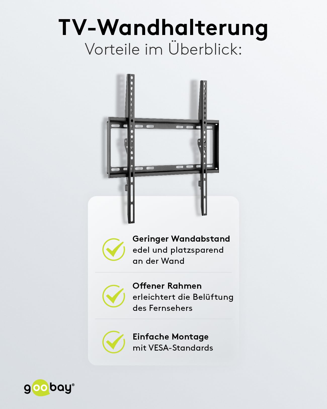 goobay-mounts-basic-fixed-m-tv-wandhalterung-32-55-zoll-starr image 5