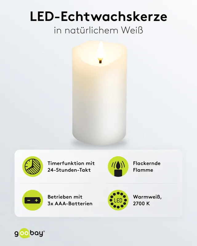 goobay-power-led-echtwachskerze-7-5x12-5-cm-wei-timer image 1