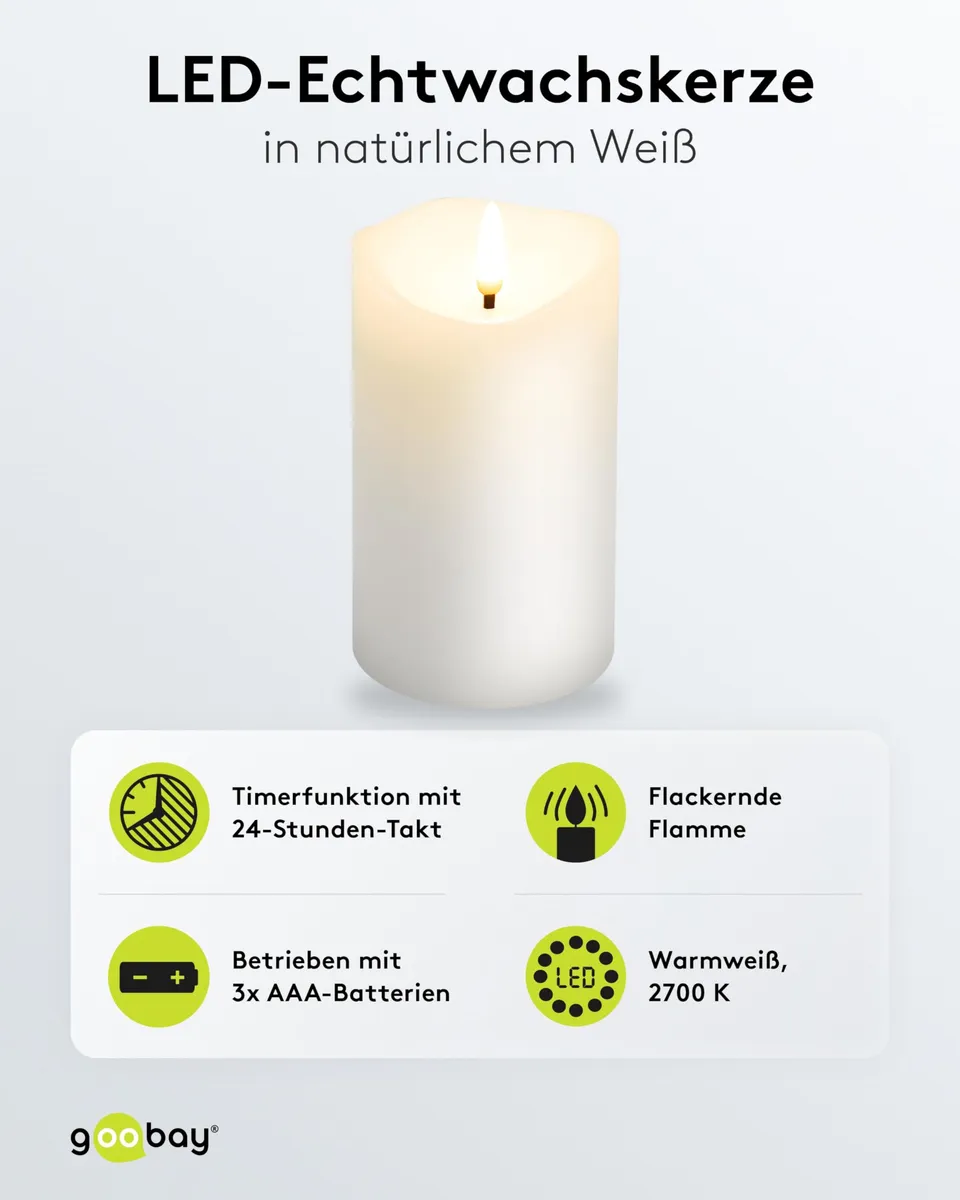 goobay-power-led-echtwachskerze-7-5x12-5-cm-wei-timer image 1