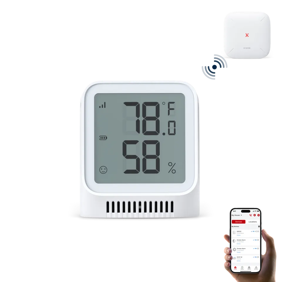 x-sense-sth0a-thermo-hygrometer-4-st-ck-ohne-basisstation image 1