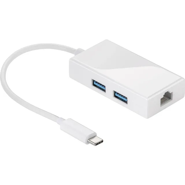 goobay-notebook-pc-66269-usb-c-hub-rj45-2x-usb-3-0 image 1