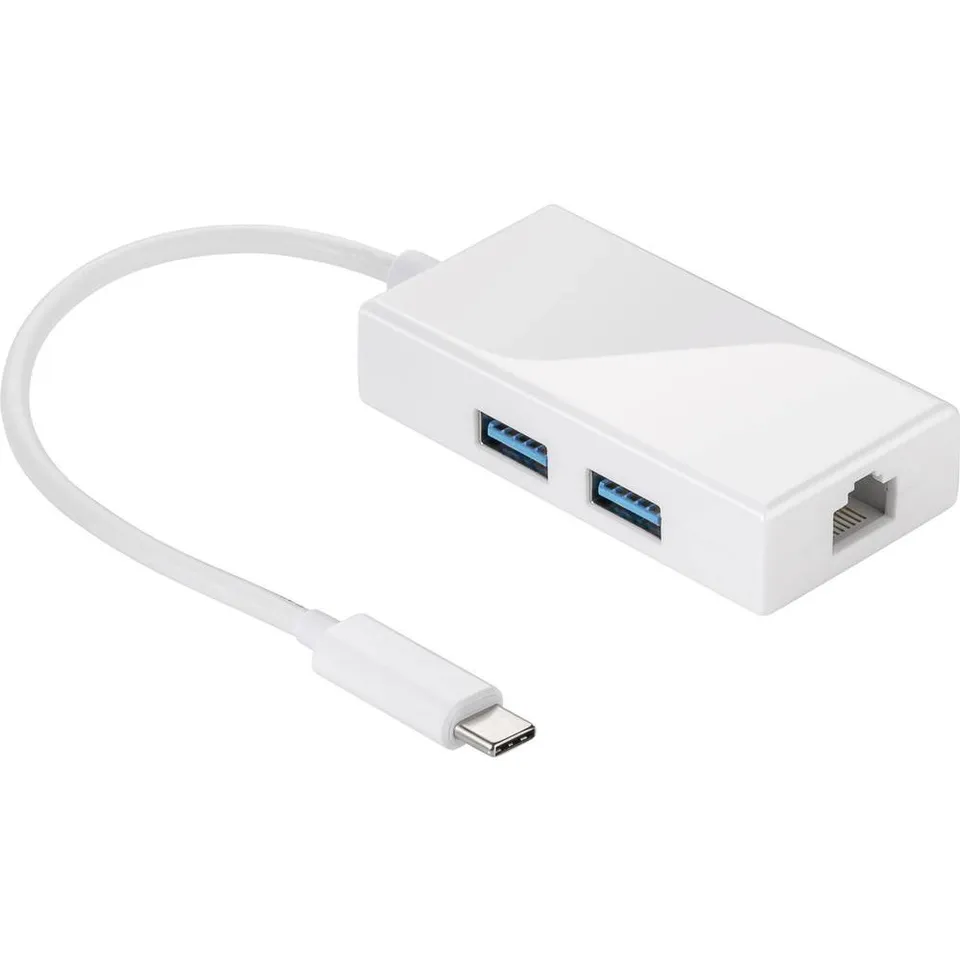 goobay-notebook-pc-66269-usb-c-hub-rj45-2x-usb-3-0 image 1
