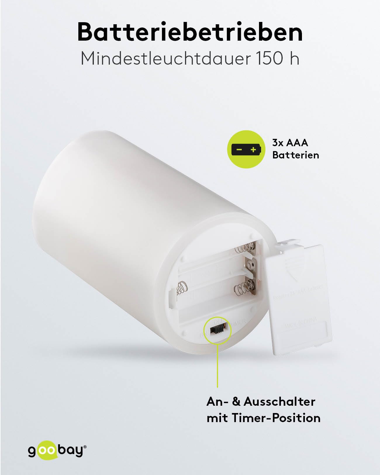 goobay-led-kerze-timer-10-cm-wei-echtwachs-warm image 5