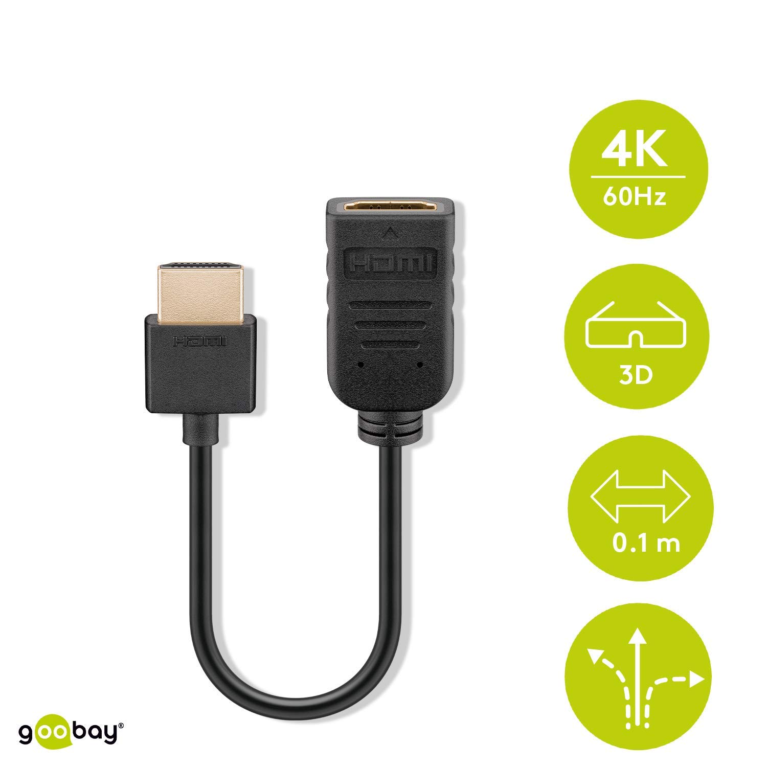 goobay-49979-hdmi-flex-adapter-0-2m-stecker-buchse-4k image 2