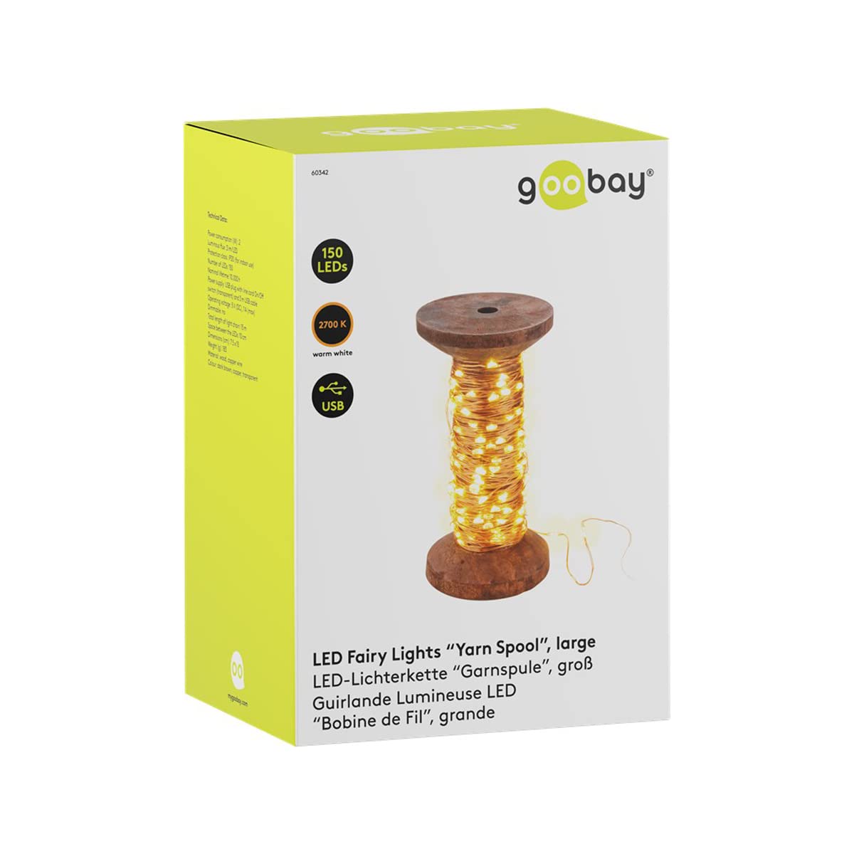 goobay-led-lichterkette-garnspule-echtholz-15m-warmwei image 4