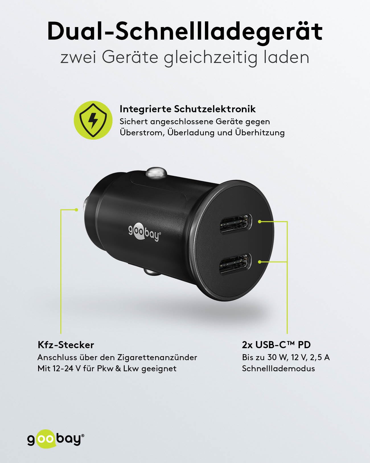 goobay-mobility-usb-c-autoladeger-t-30w-pd-12-24v-mini image 5