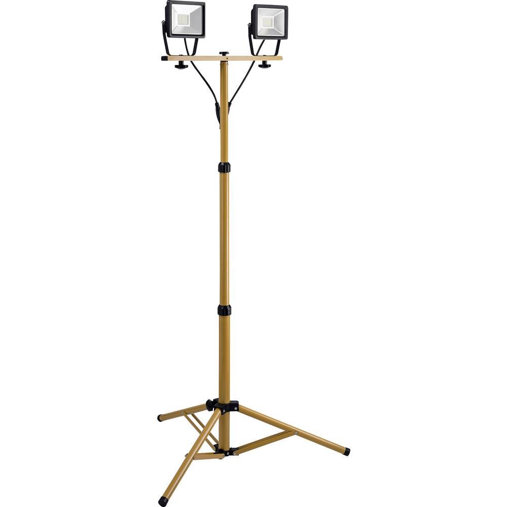 goobay-power-led-baustrahler-2x-20w-stativ-ip65-schwarz-gelb image 1