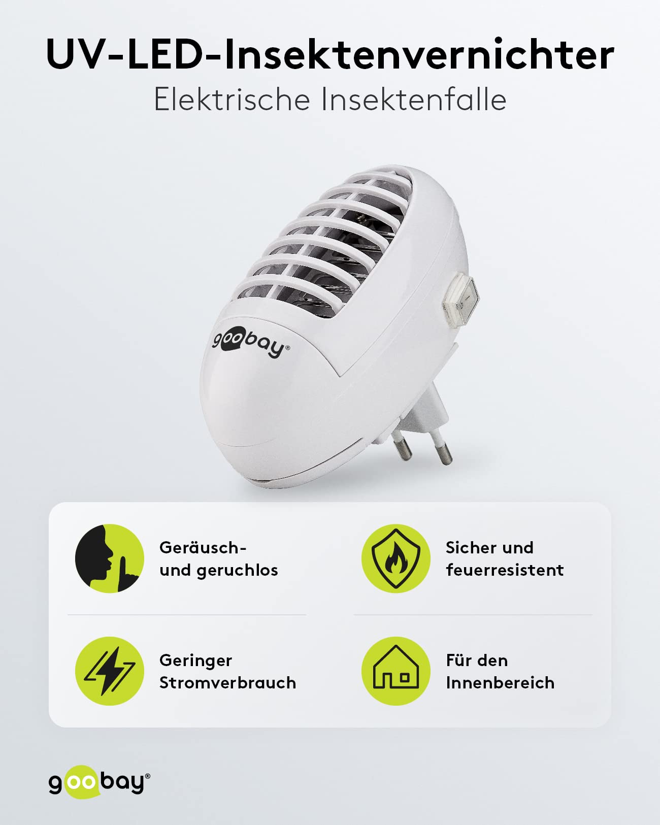 goobay-uv-led-insektenvernichter-steckdose-wei-1w-20m image 2
